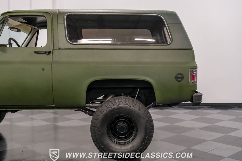 Chevrolet-Blazer-1979-Olive-Drab-Green-Tan-28