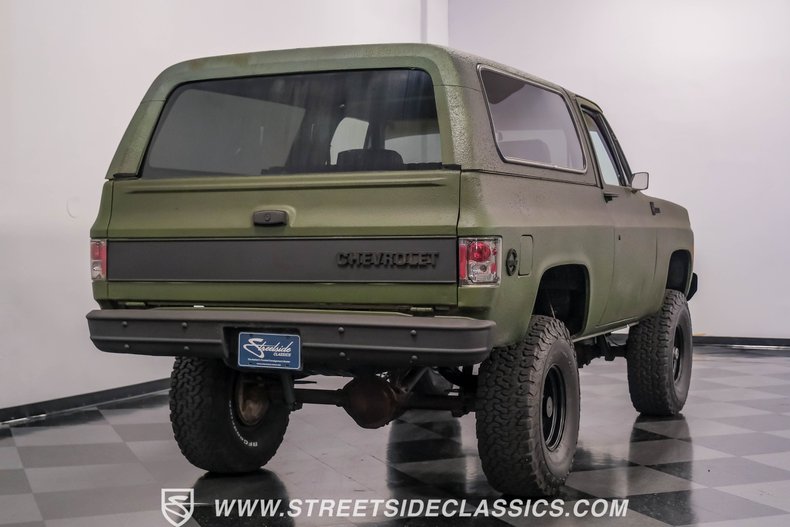 Chevrolet-Blazer-1979-Olive-Drab-Green-Tan-29