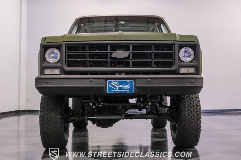 Chevrolet-Blazer-1979-Olive-Drab-Green-Tan-30