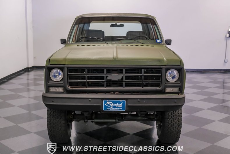 Chevrolet-Blazer-1979-Olive-Drab-Green-Tan-32
