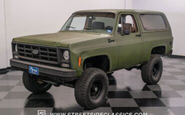 Chevrolet-Blazer-1979-Olive-Drab-Green-Tan-34