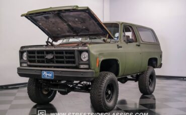 Chevrolet-Blazer-1979-Olive-Drab-Green-Tan-35