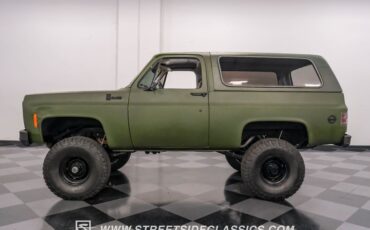 Chevrolet-Blazer-1979-Olive-Drab-Green-Tan-4