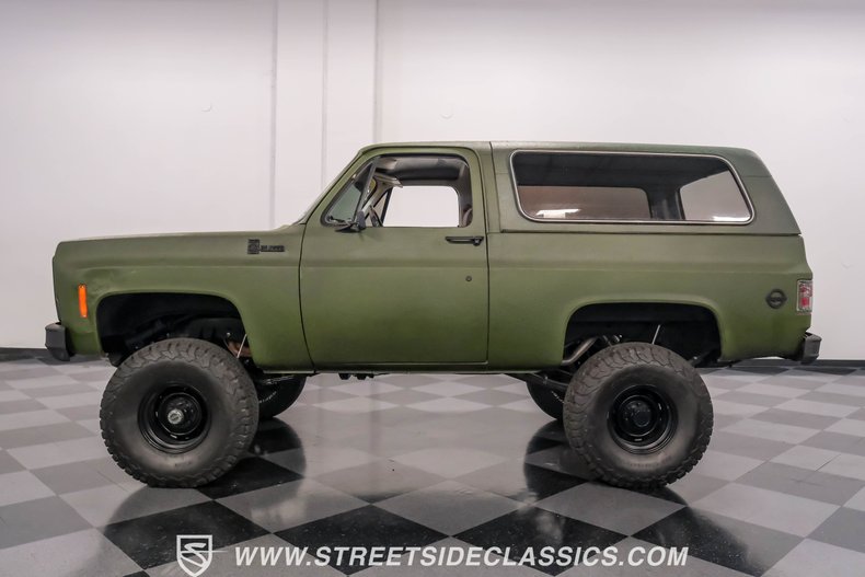 Chevrolet-Blazer-1979-Olive-Drab-Green-Tan-4