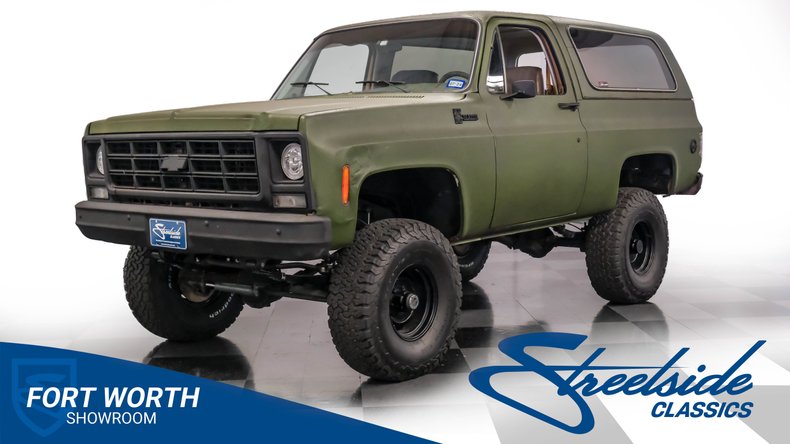 Chevrolet-Blazer-1979-Olive-Drab-Green-Tan-46
