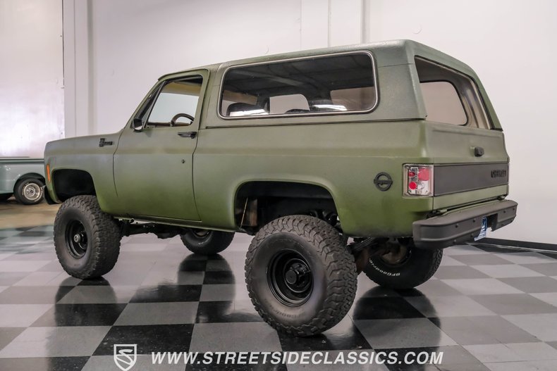 Chevrolet-Blazer-1979-Olive-Drab-Green-Tan-5