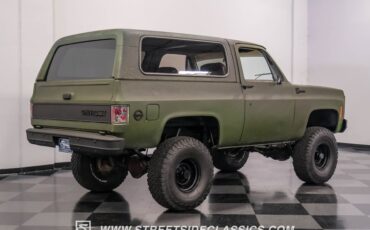 Chevrolet-Blazer-1979-Olive-Drab-Green-Tan-9