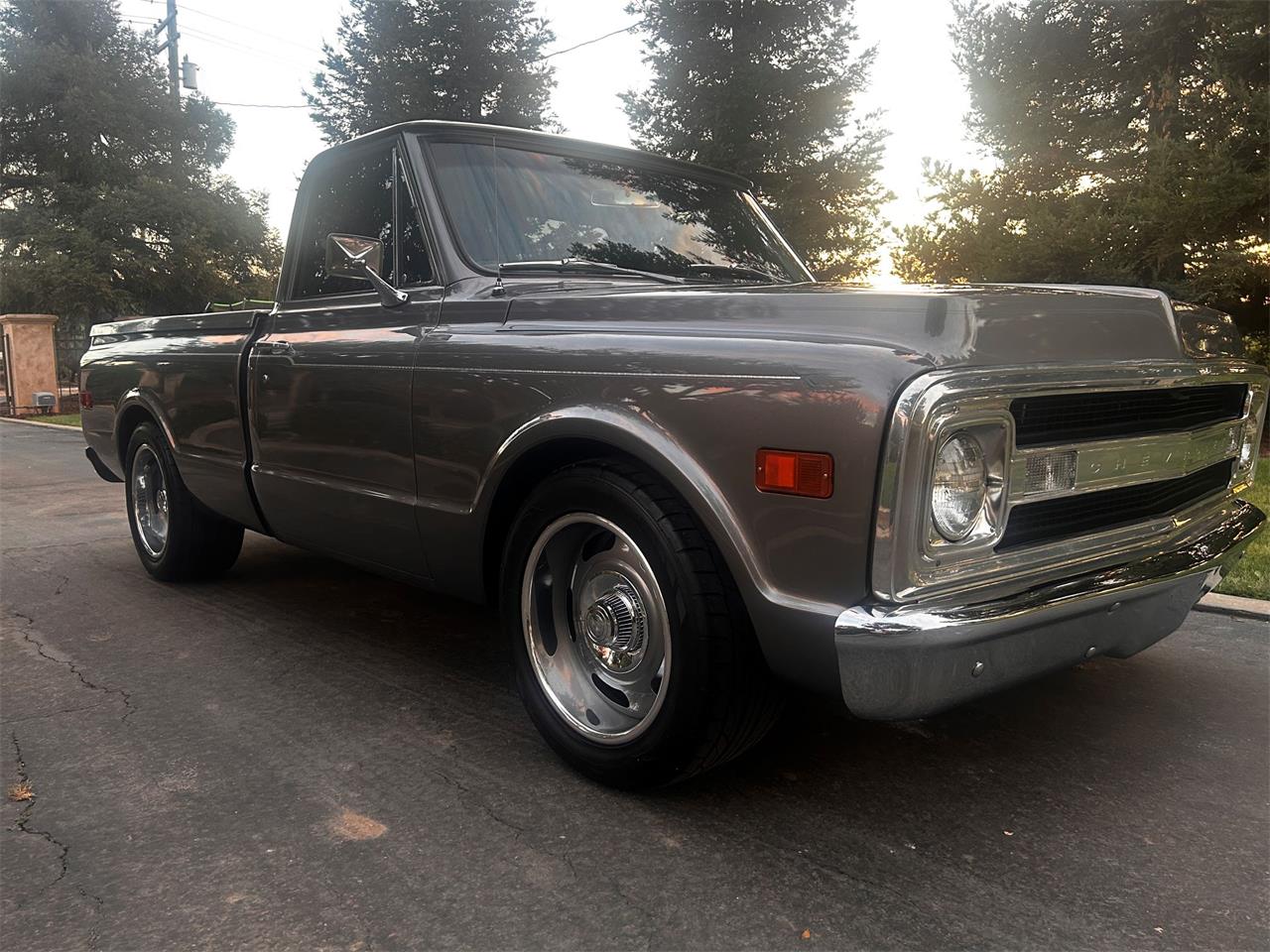 Chevrolet-C10-1971-Gray-Gray-2