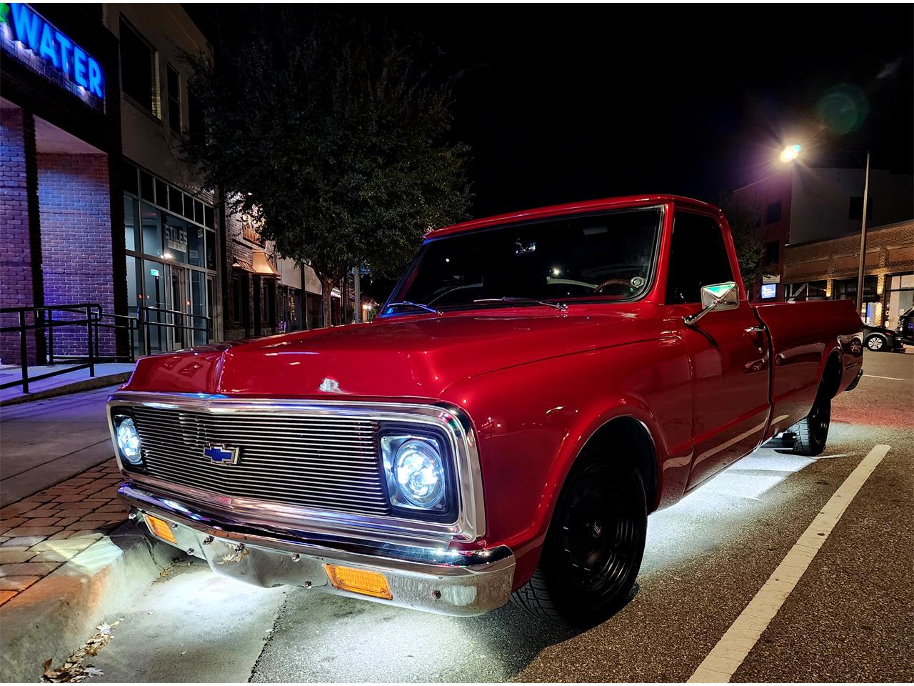 Chevrolet-C10-1971-Red-Black-11