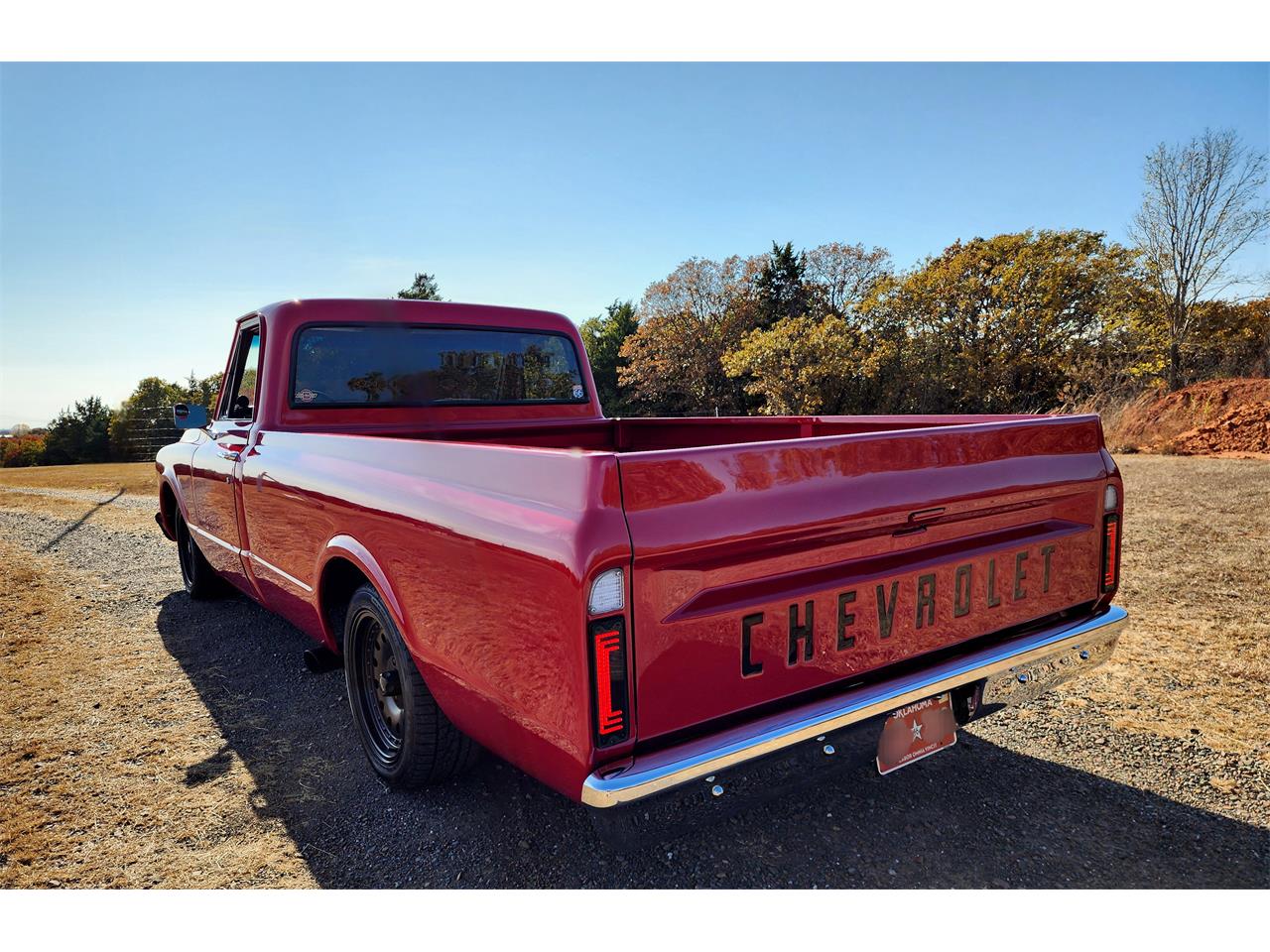 Chevrolet-C10-1971-Red-Black-24
