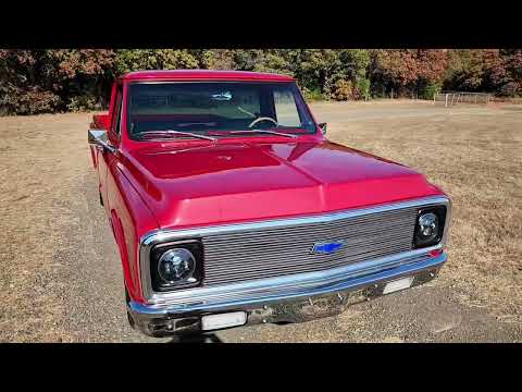 Chevrolet-C10-1971-Red-Black-29
