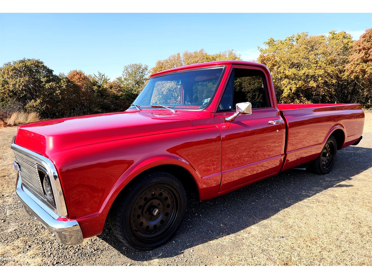 Chevrolet-C10-1971-Red-Black-32