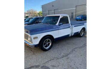 Chevrolet-C10-1972-Blue-and-white-Gray-1