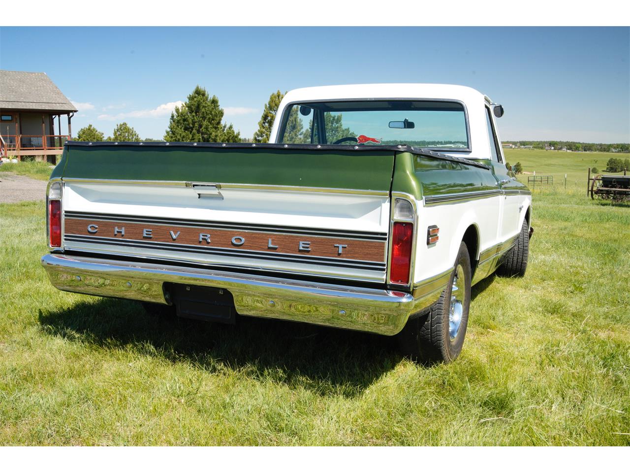 Chevrolet-C10-1972-Green-amp-White-Green-16