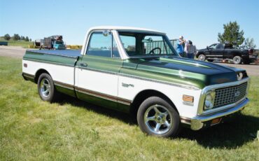Chevrolet-C10-1972-Green-amp-White-Green-17