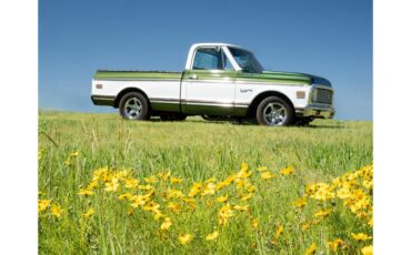 Chevrolet-C10-1972-Green-amp-White-Green-18