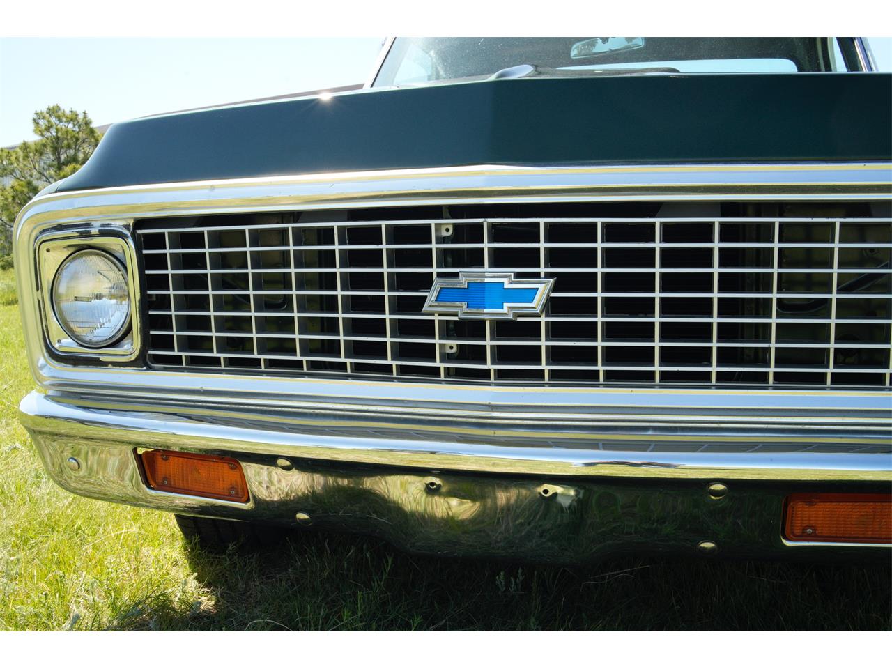 Chevrolet-C10-1972-Green-amp-White-Green-19