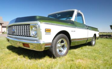 Chevrolet-C10-1972-Green-amp-White-Green-26