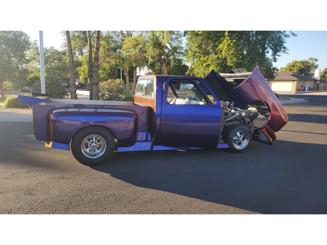 Chevrolet-C10-1976-Wrap-Roaring-Thunder-Dark-Metallic-Gray