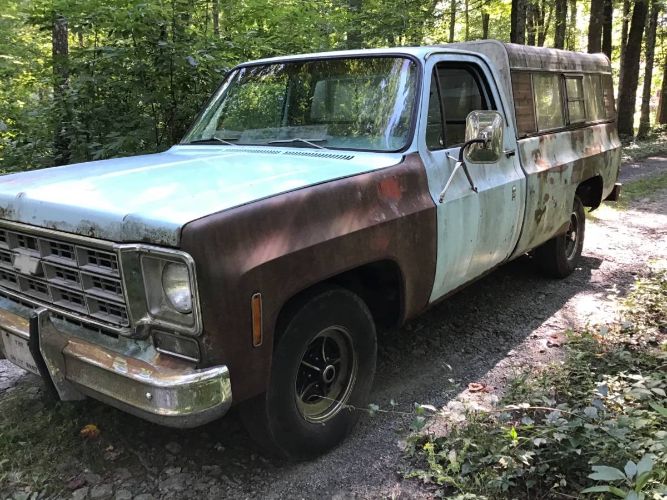 Chevrolet-C10-1977-Blue-1
