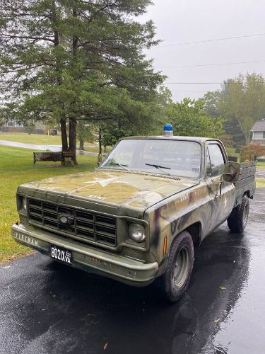 Chevrolet-C10-1977-Brown-Black