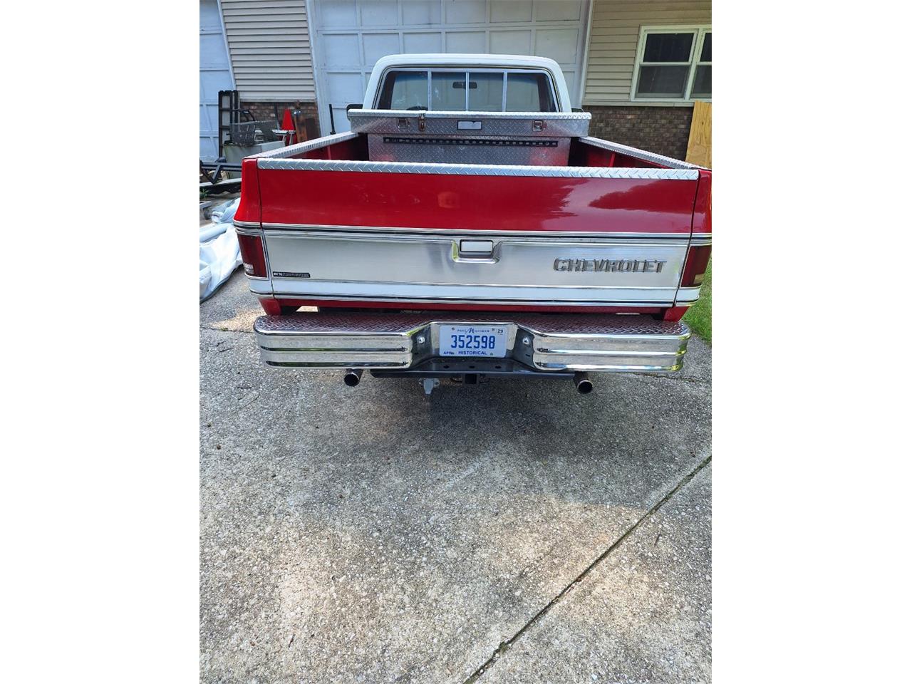 Chevrolet-C10-1978-Red-amp-White-Red-1