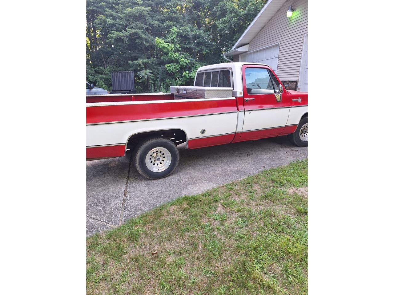 Chevrolet-C10-1978-Red-amp-White-Red