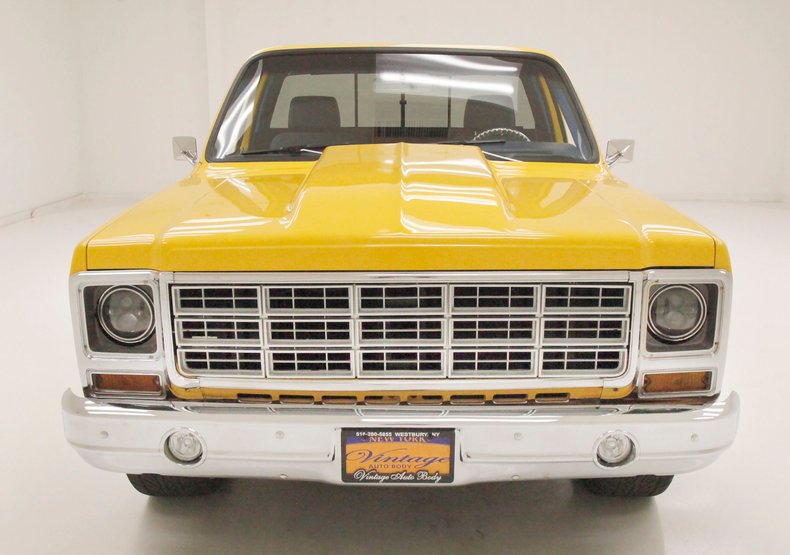Chevrolet-C10-1980-Yellow-Blue-9