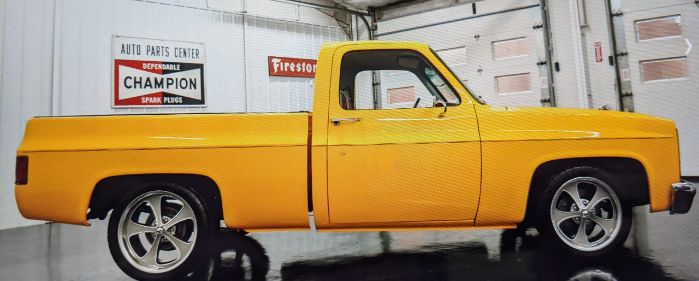 Chevrolet-C10-1982-Yellow-Gray-Cloth-8