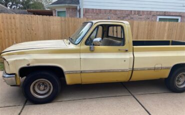 Chevrolet-C10-1984-Yellow-YellowBeige
