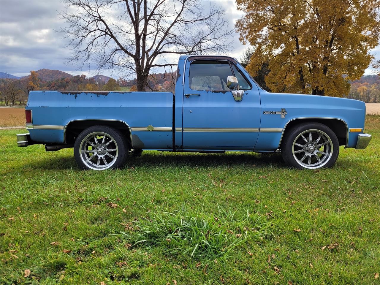 Chevrolet-C10-1985-Blue-blue-2
