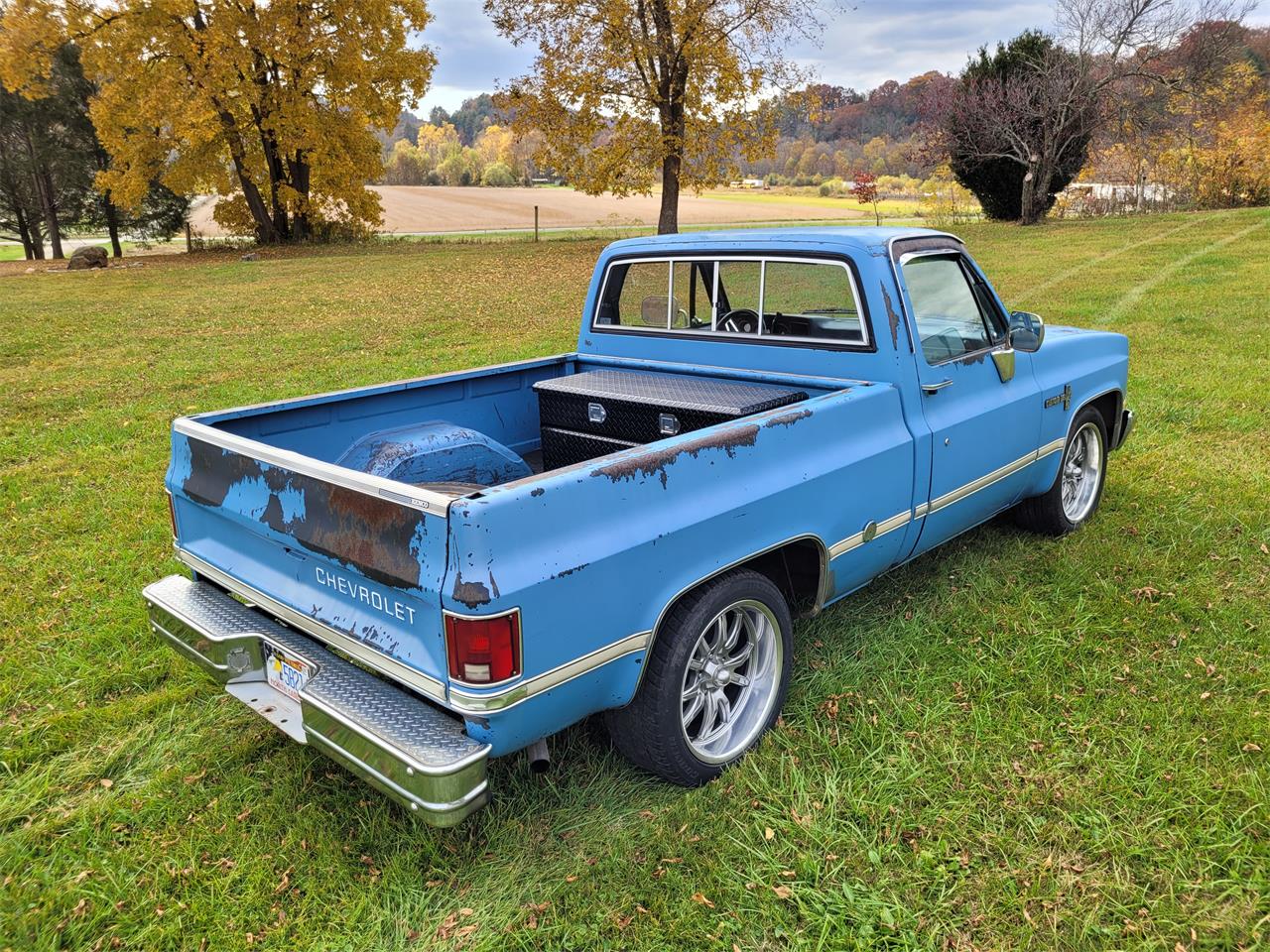 Chevrolet-C10-1985-Blue-blue-3