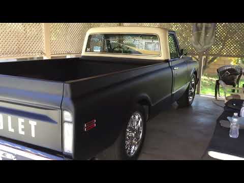 Chevrolet-C20-1972-Matte-Black-Black-1