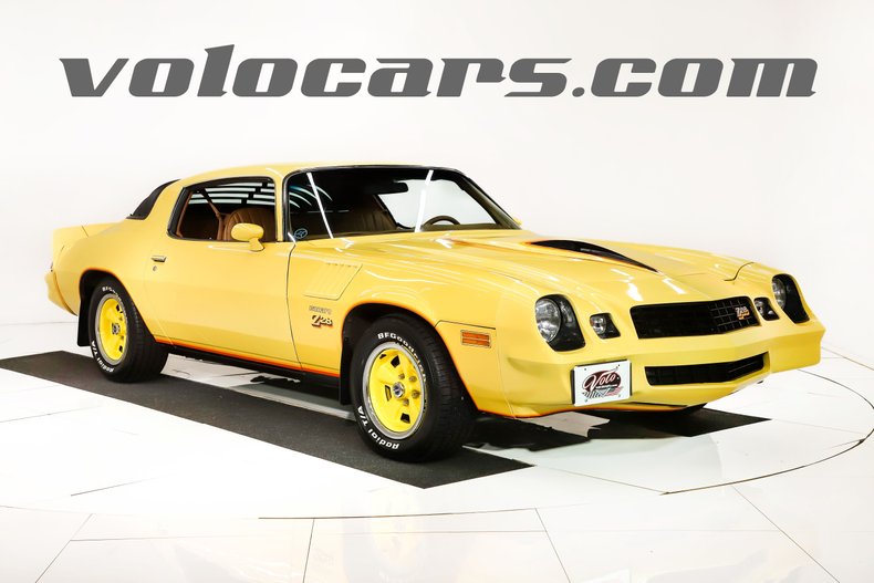 Chevrolet-Camaro-1978-Bright-Yellow-Camel-Tan-41