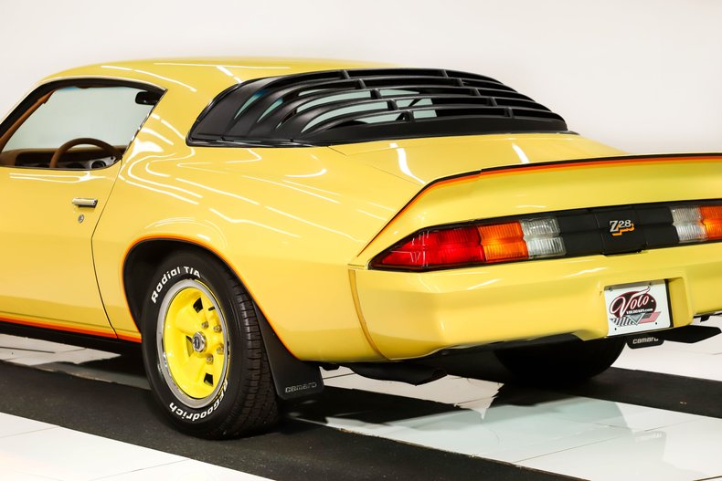 Chevrolet-Camaro-1978-Bright-Yellow-Camel-Tan-7
