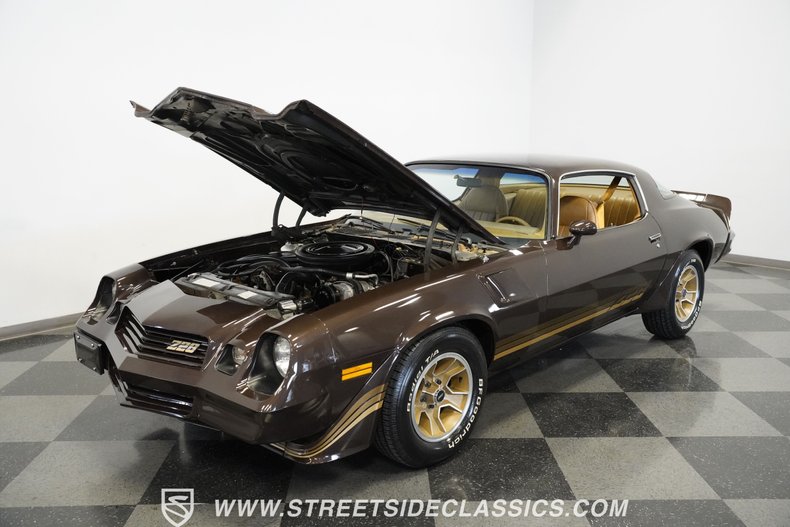 Chevrolet-Camaro-1980-Dark-Brown-Tan-48