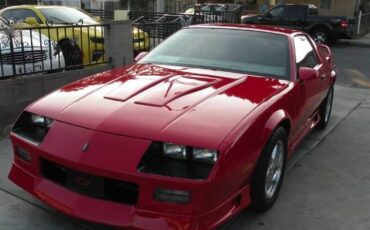 Chevrolet-Camaro-1991-Red-Gray-Leather-1