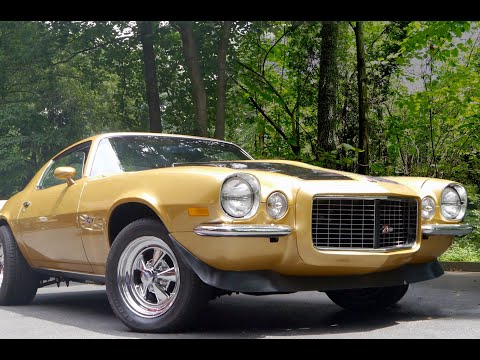Chevrolet-Camaro-rs-z28-1972-Gold-Black-1