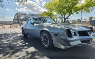 Chevrolet-Camaro-z28-1981-Silver-metallic-Gray-and-black-19