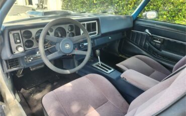 Chevrolet-Camaro-z28-1981-Silver-metallic-Gray-and-black-3