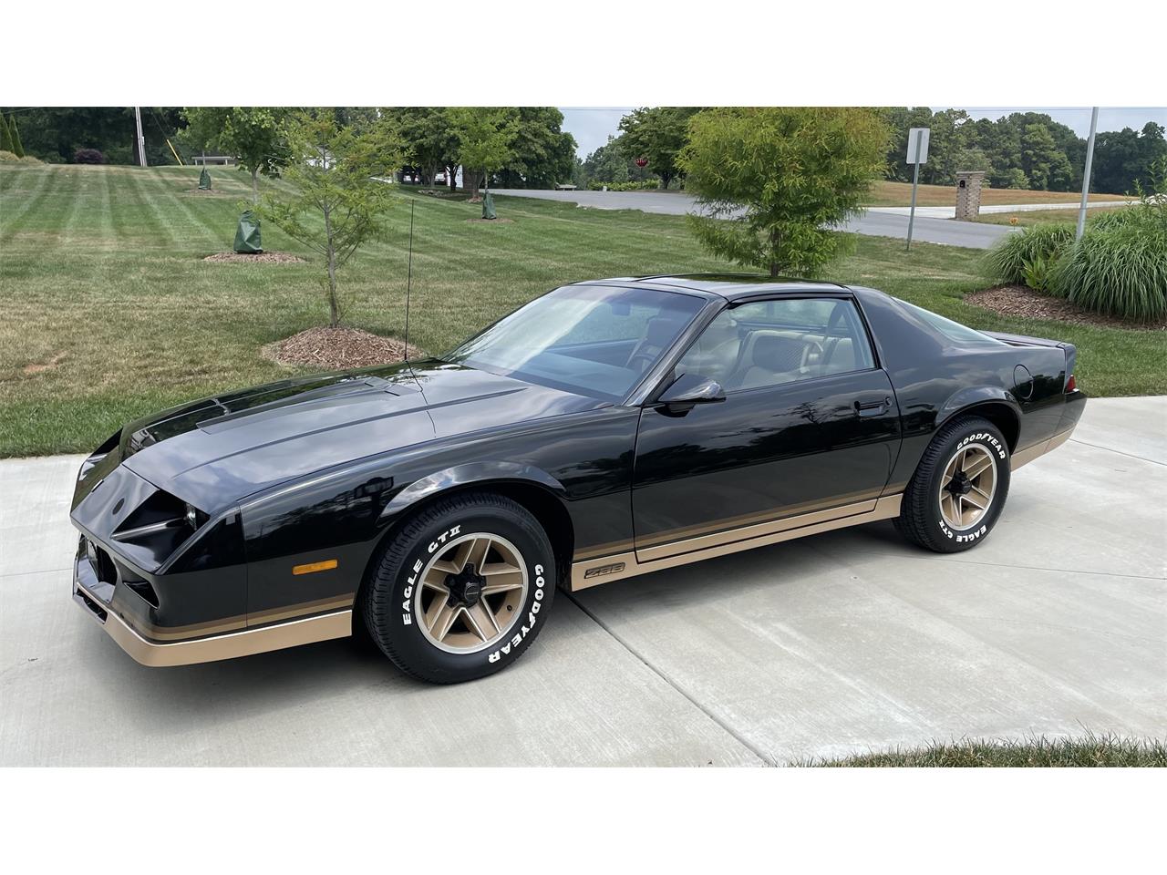 Chevrolet-Camaro-z28-1984-Black-w-Gold-trim-Tan-15