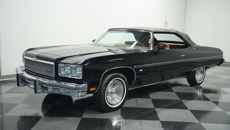 Chevrolet-Caprice-1975-Black-Dark-Saddle-11