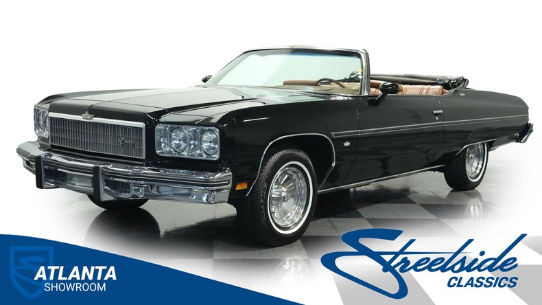 Chevrolet-Caprice-1975-Black-Dark-Saddle-42