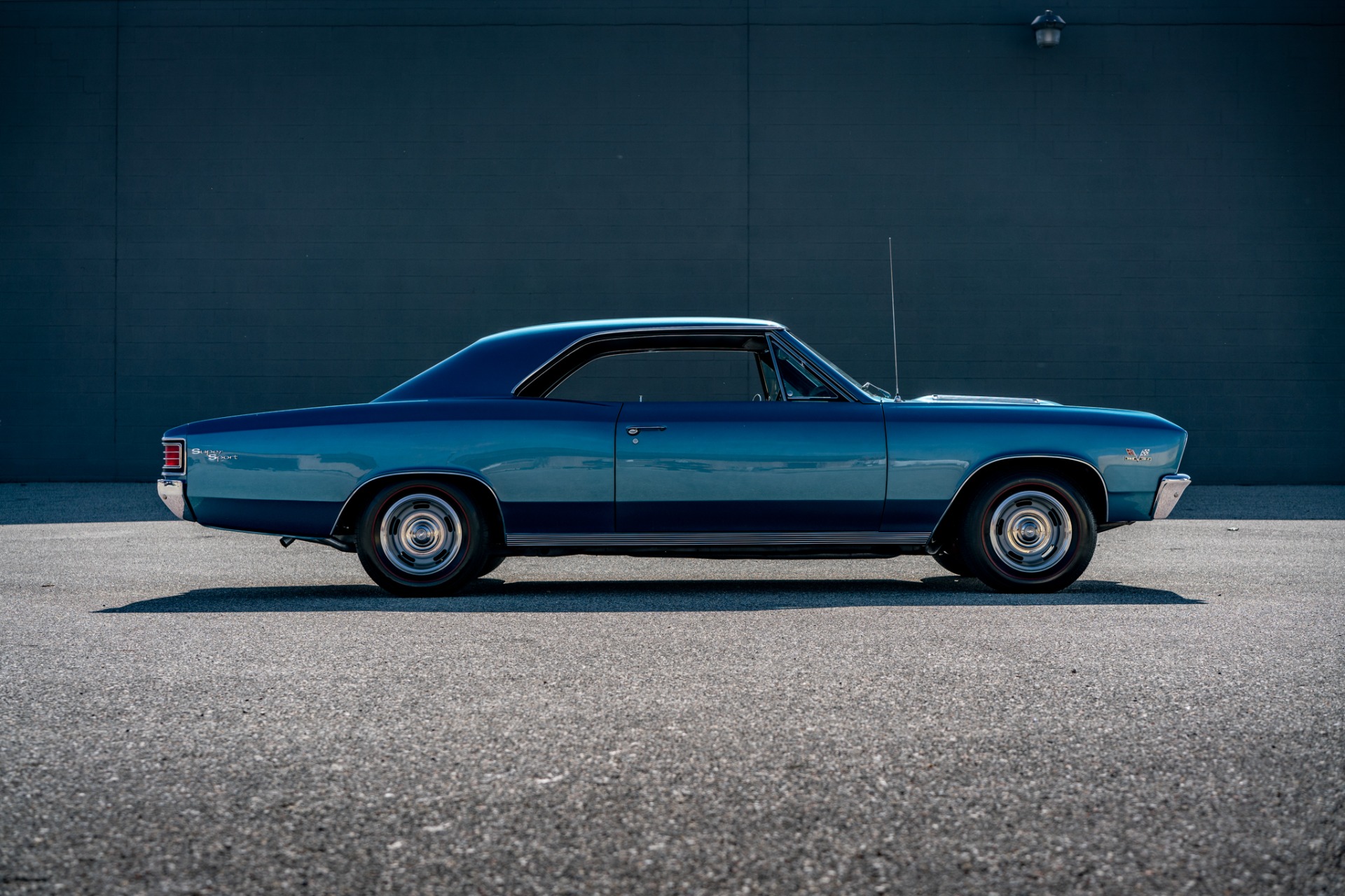 Chevrolet-Chevelle-1967-Blue-Black-1