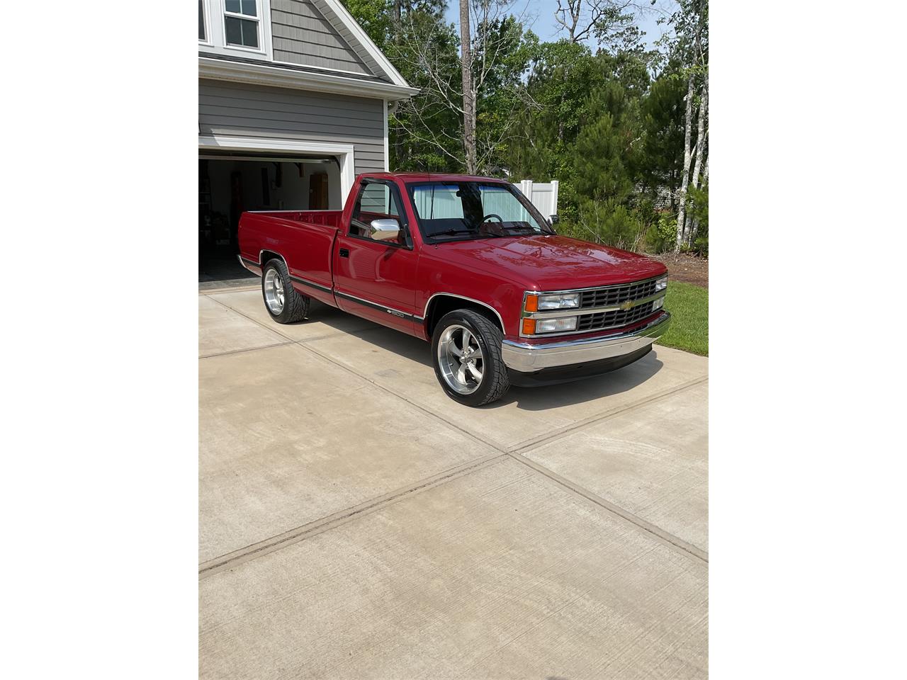 Chevrolet-Ck-1500-1991-Red-Red