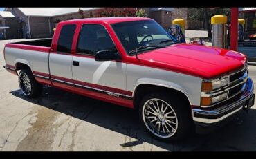 Chevrolet-Ck-1500-1995-Red-white-two-tone-Red-1