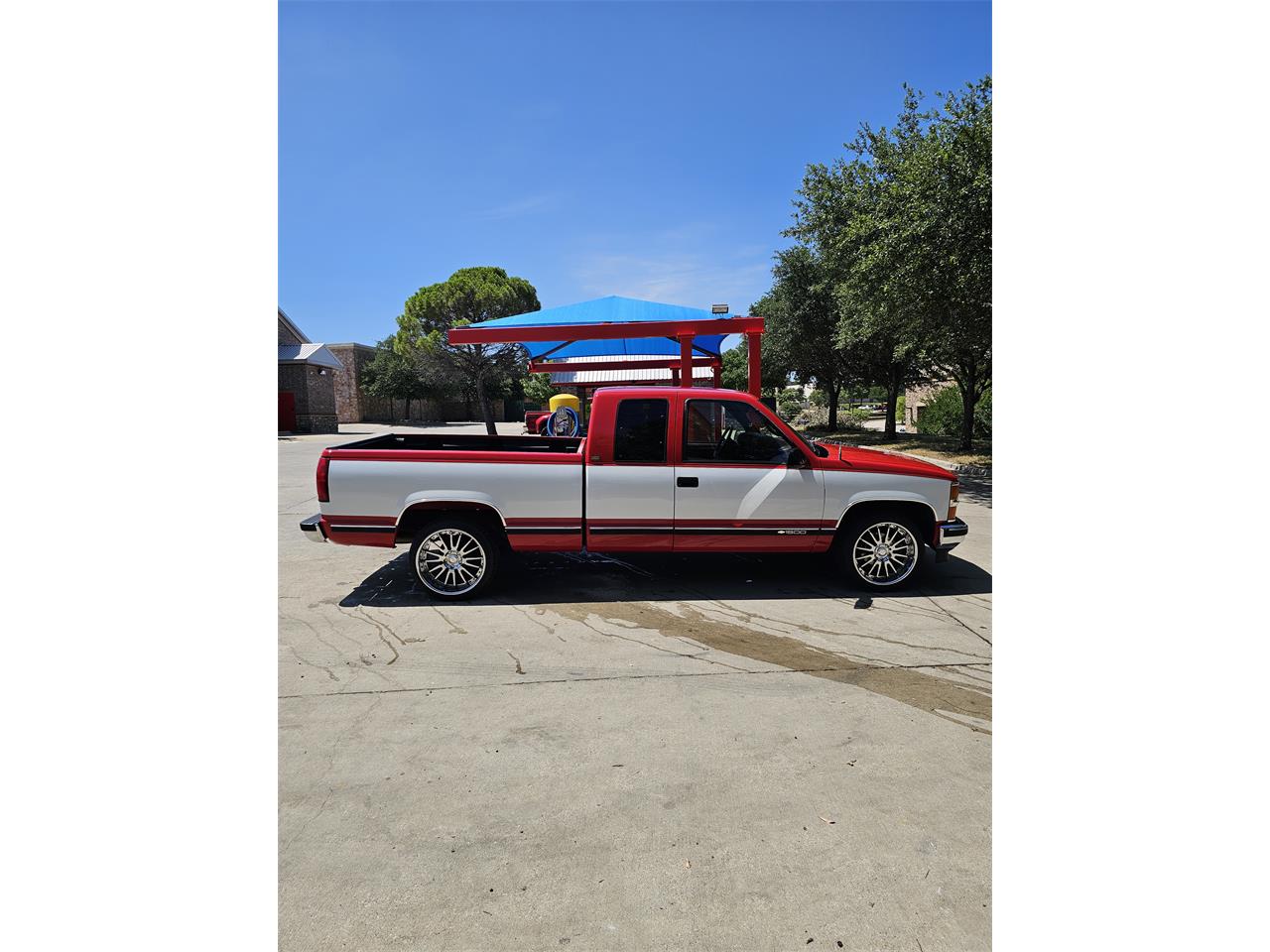 Chevrolet-Ck-1500-1995-Red-white-two-tone-Red-12