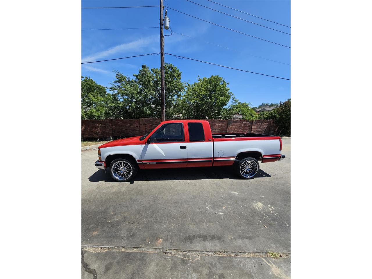 Chevrolet-Ck-1500-1995-Red-white-two-tone-Red-4