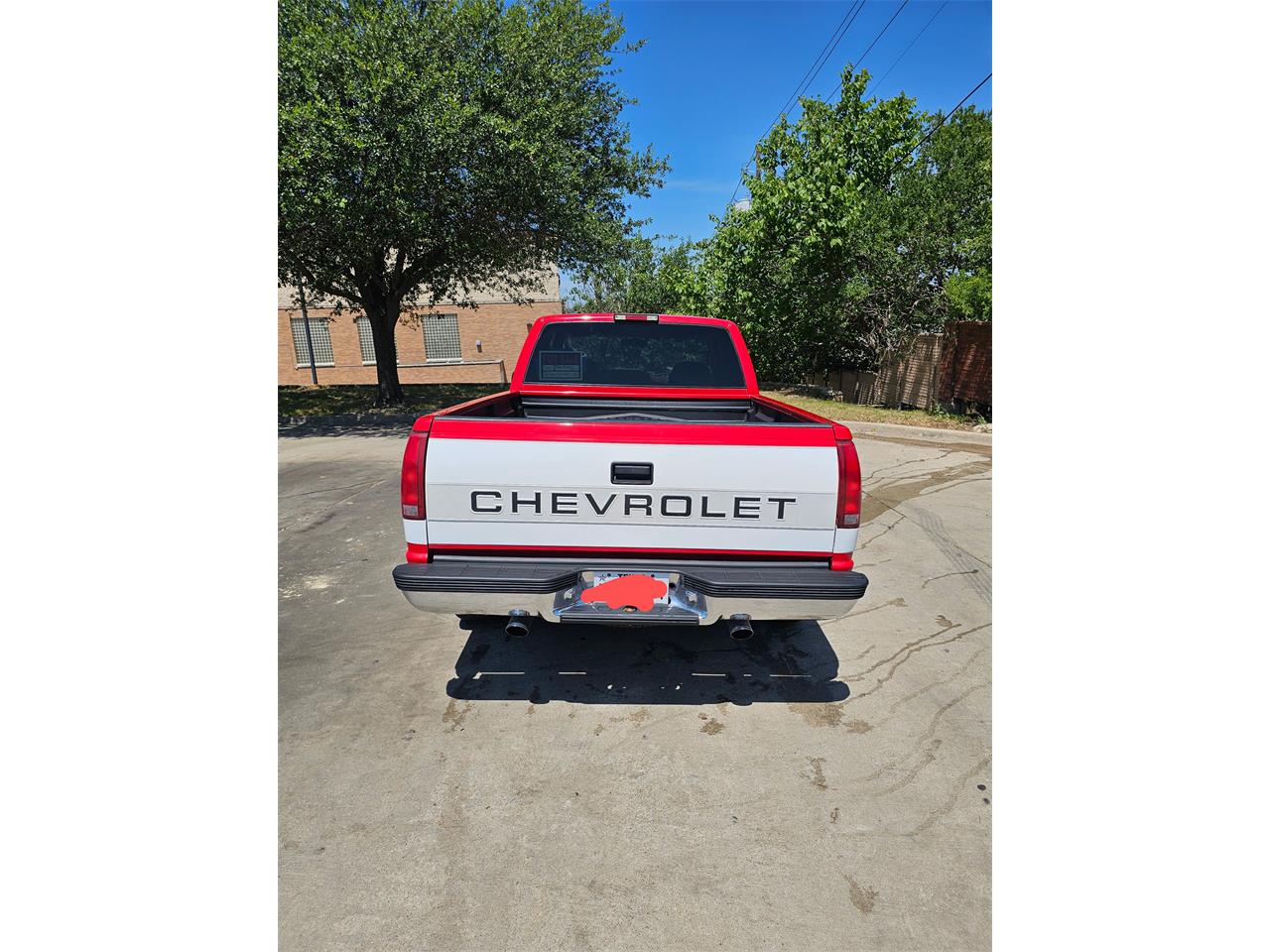 Chevrolet-Ck-1500-1995-Red-white-two-tone-Red-6
