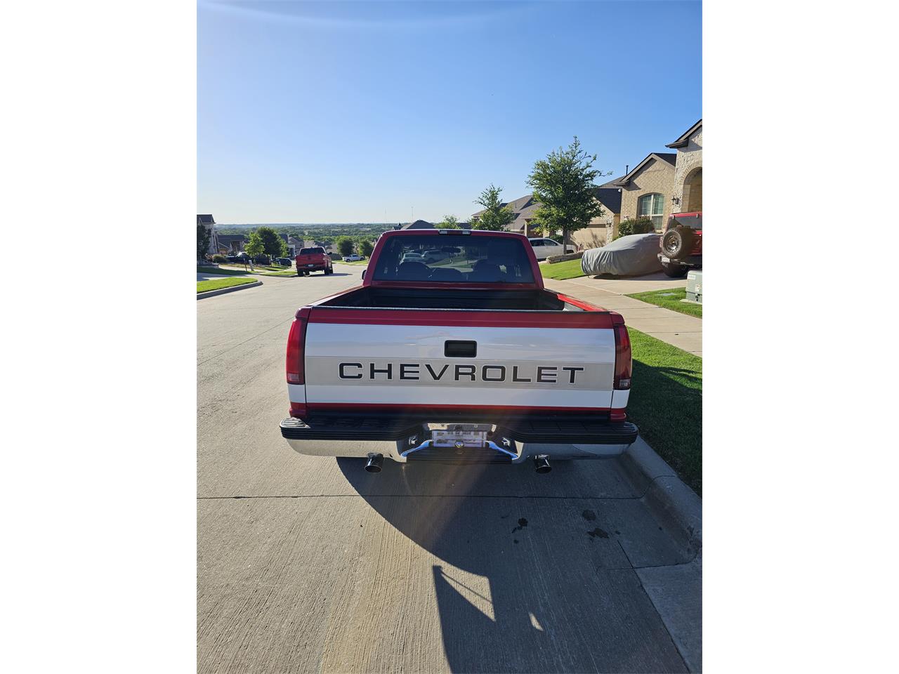 Chevrolet-Ck-1500-1995-Red-white-two-tone-Red-7